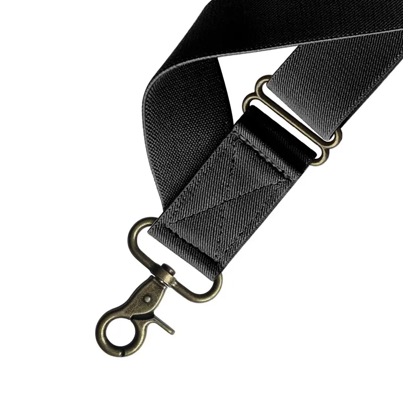 Heavy Duty Trucker Suspenders for Men Work 3.5cm Wide X-Back with 2 Side Clips Hooks Adjustable Elastic Big Tall Trouser Braces