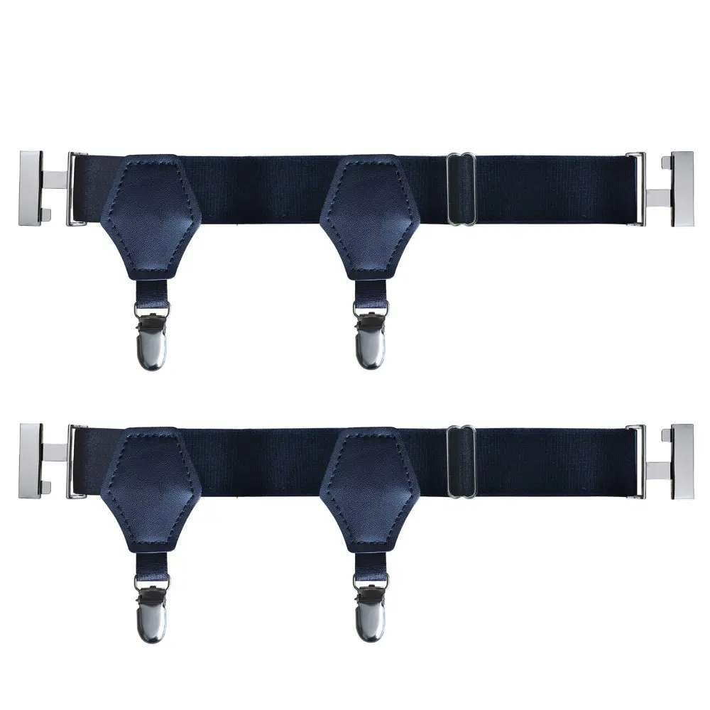 1 Pair Black Sock Garters for Women Girls Japanese Style Adjustable Elastic Non-Slip Sock Garters Holder Belts Leg Suspenders