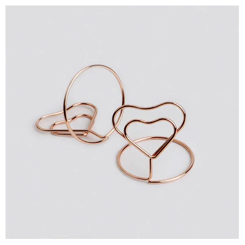 10pcs Heart Shape Mini Table Place Card Holders Table Number Stands Menu Memo Clips Wedding Birthday Party Reception Decoration