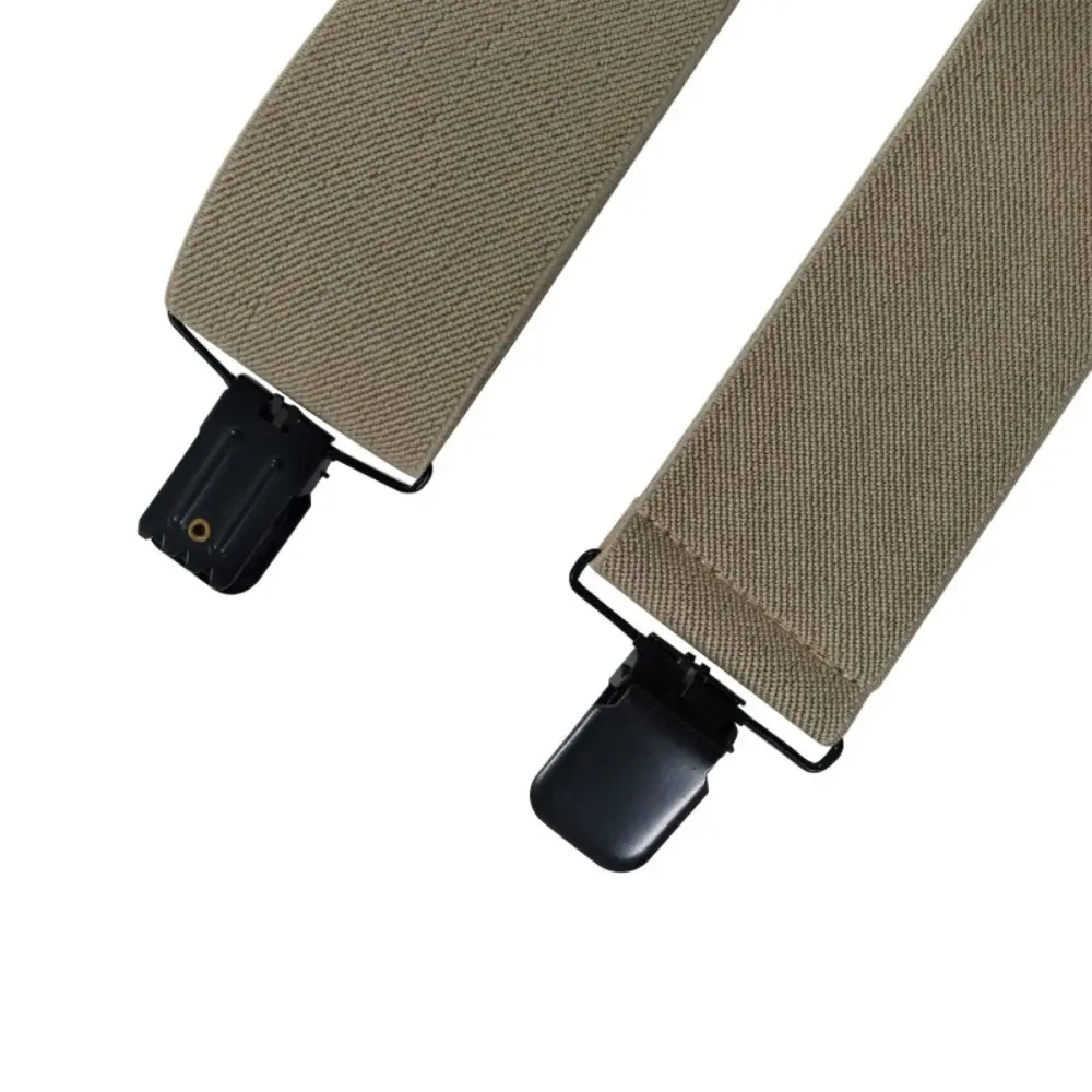 Heavy Duty Suspenders Big and Tall with 4 Clips Belt Loop X Back 5cm Wide Work Braces Adjustable Elastic for Men Women Fashion
