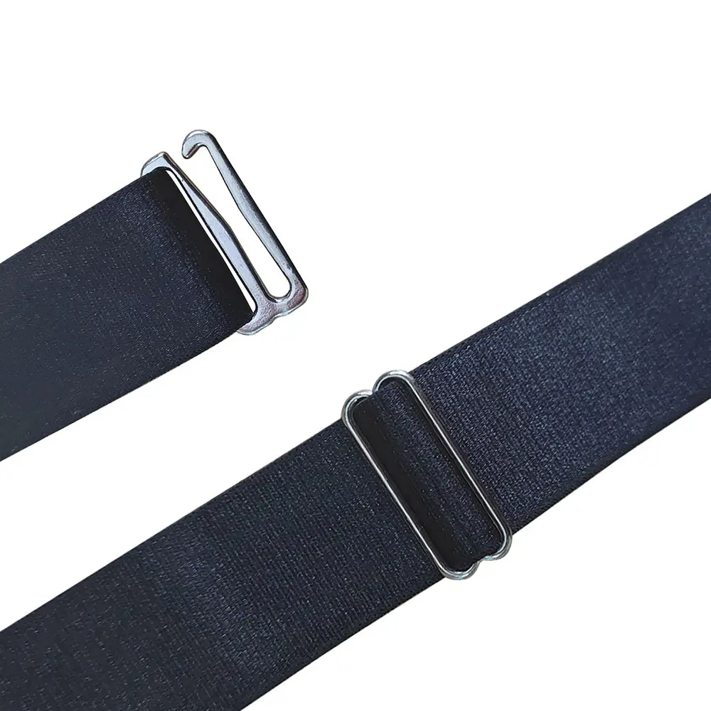 2pcs/Set Men's Shirt Stays Garters Belts Adjustable Elastic Shirt Holder Straps Keep Shirt Tucked In Non-Slip Leg Suspenders