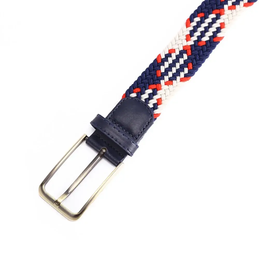 Elastic Stretch Woven Web Braided Belt for Women Men Boy Girl Casual Golf Jeans Pants Shorts Black Khaki Navy Brown