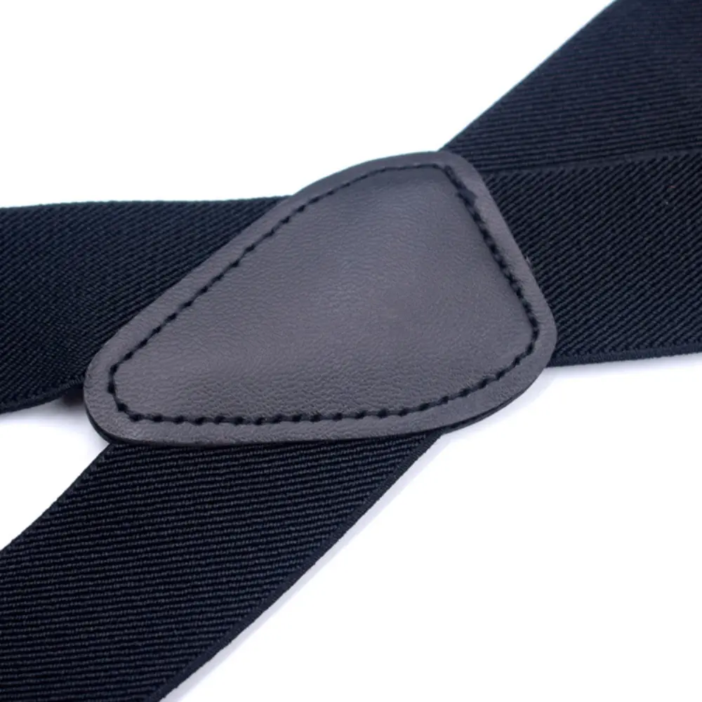 Suspenders for Men Women Fashion 3.5cm X-Back 4 Clips Adjustable Elastic Shirt Trouser Braces Strap Belts Gifts for Dad Husband