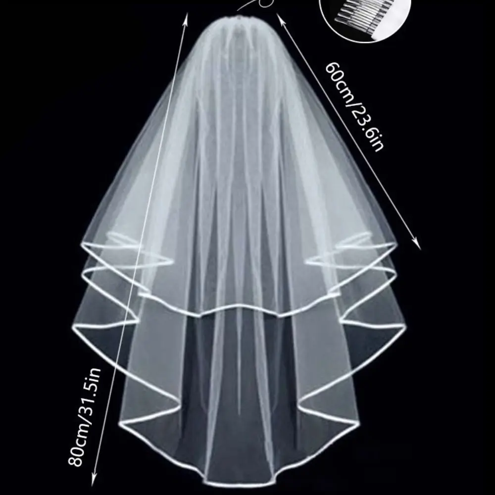 3pcs/Set Pearl Crystal Bride To Be Sash Headband and Veil for Bridal Shower Wedding Hen Bachelorette Party Decorations Supplies