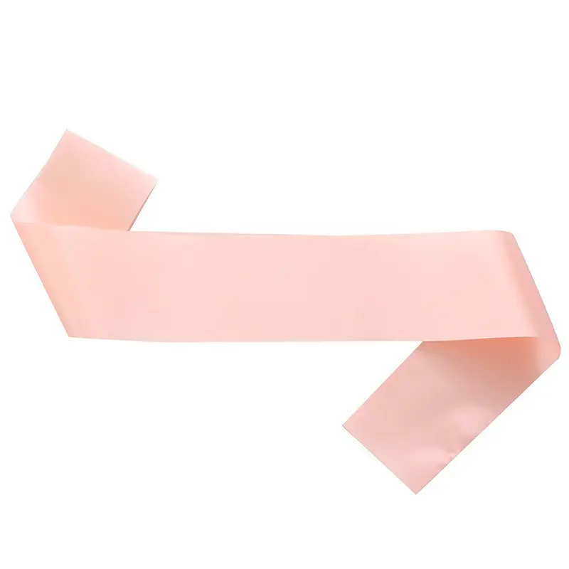 1 Piece Blank Satin Sash Plain Sash Party Event Diy Your Own Sash Wedding Bachelorette Party Bridal Shower Birthday Party Favors