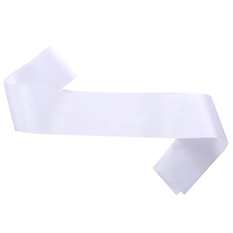 1 Piece Blank Satin Sash Plain Sash Party Event Diy Your Own Sash Wedding Bachelorette Party Bridal Shower Birthday Party Favors