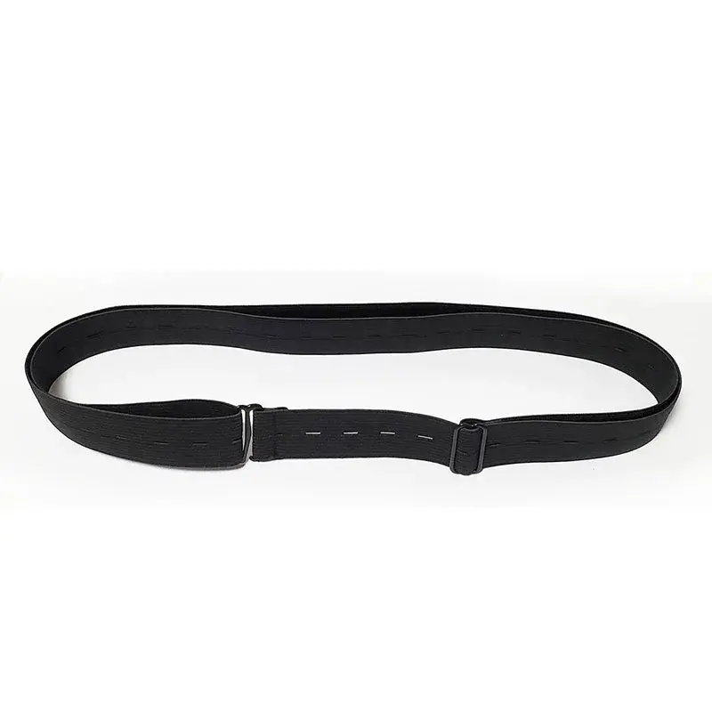 2.5cm/1inch Women Men's Shirt Stay Belt Keep Shirt Tucked in Adjustable Elastic Non-slip Shirt Holder Strap Lock Belt
