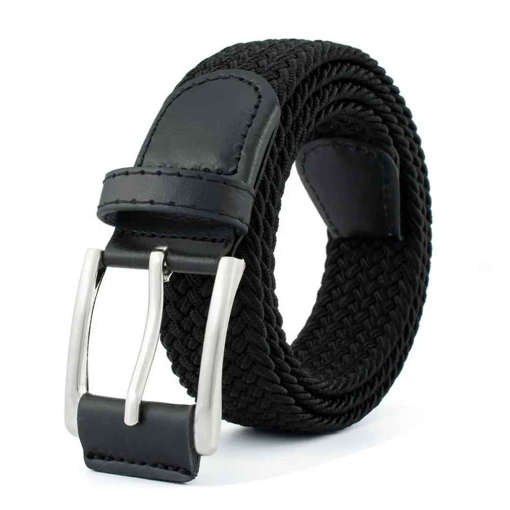 1pc Stretch Woven Braided Belt for Men Women Junior Casual Jeans Pants Golf Belt Canvas Belt