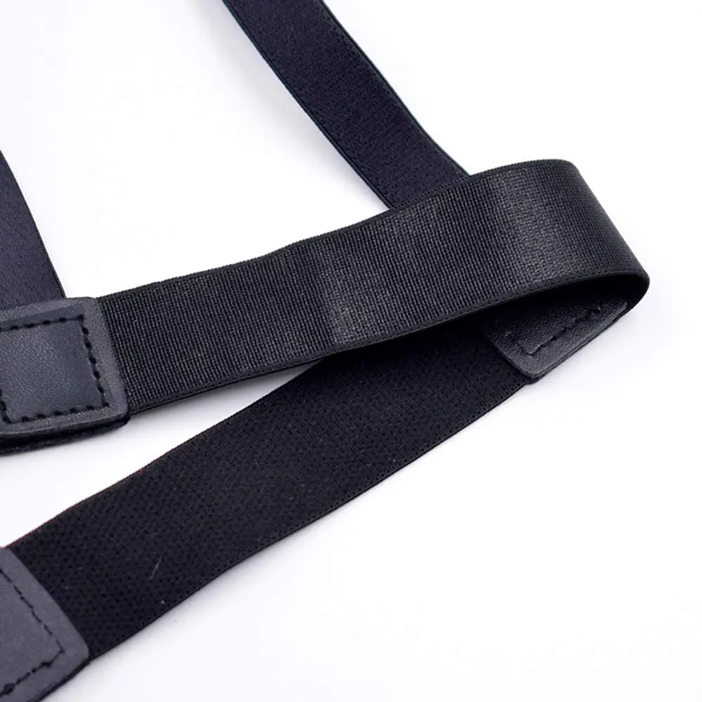Men's Shirt Stays Garters Belt Adjustable Elastic Shirt Holder Straps Keep Shirt Tucked In Non-Slip Shirt Tuckers Leg Suspenders