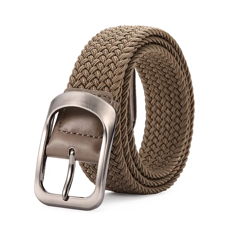 Elastic Stretch Woven Braided Canvas Belt Golf Belt for Women Men Pants Jeans