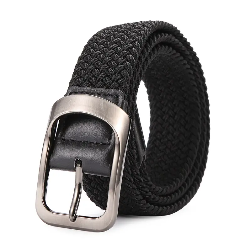 Elastic Stretch Woven Braided Canvas Belt Golf Belt for Women Men Pants Jeans