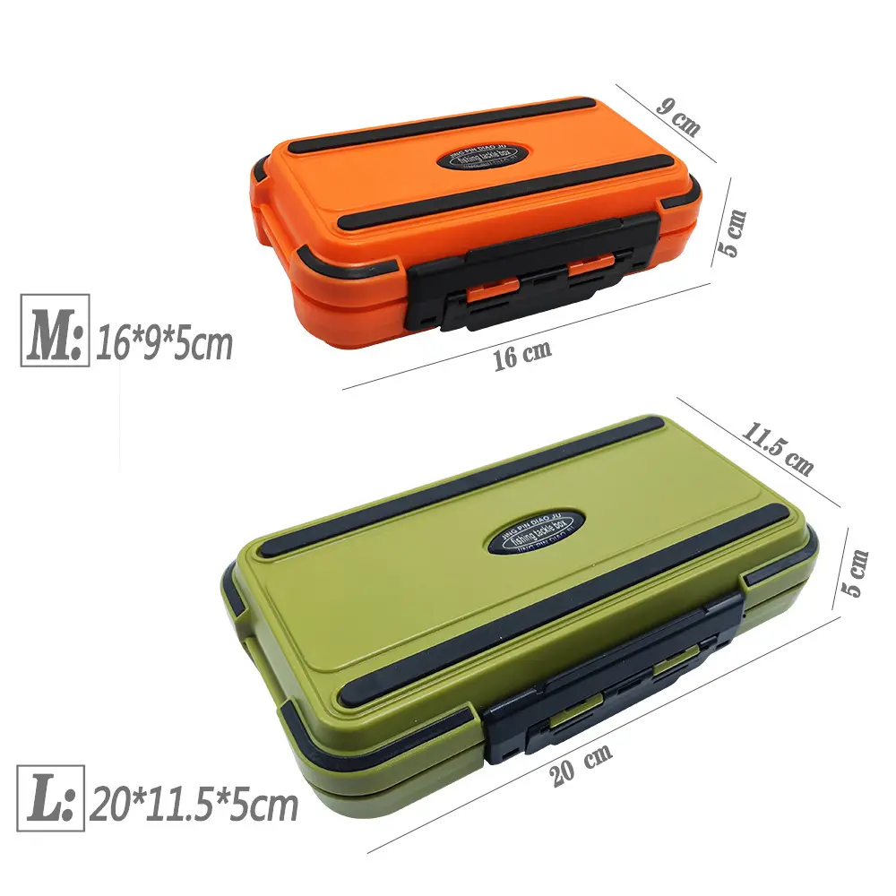 Waterproof Mini Fishing Tackle Box Portable Fishing Lure Case Organizer Fish Hook Tools Storage Box for Fishing Gear Accessories