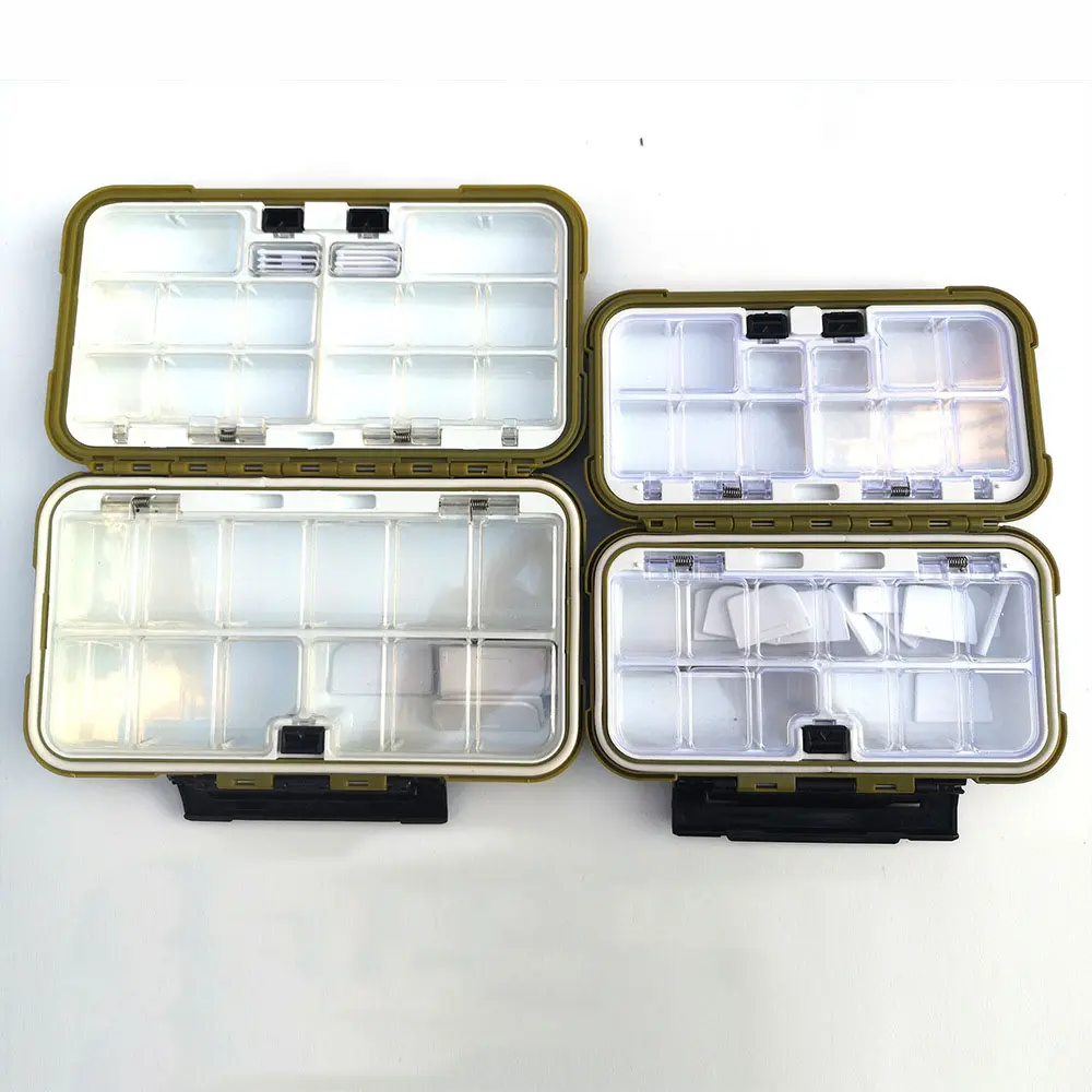 Waterproof Mini Fishing Tackle Box Portable Fishing Lure Case Organizer Fish Hook Tools Storage Box for Fishing Gear Accessories