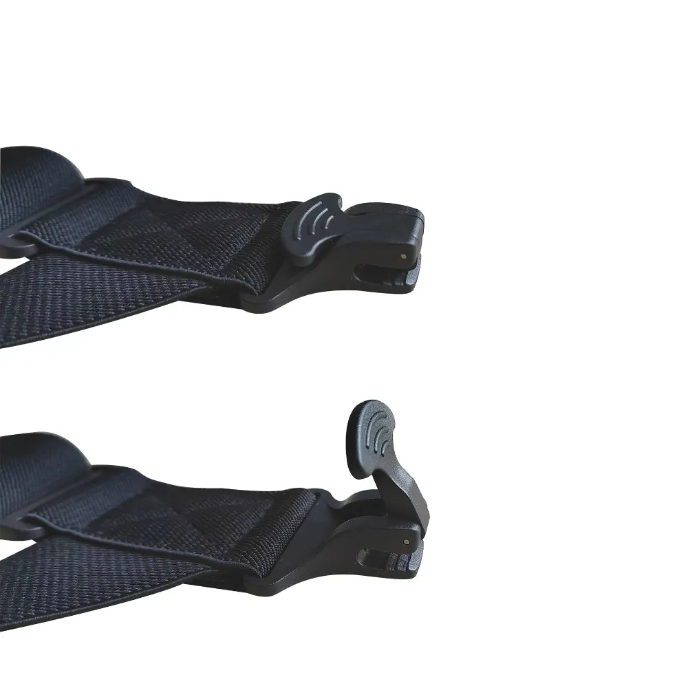 Suspenders for Men Work 3.8cm Wide 2 Plastic Clips Heavy Duty Big and Tall Trucker Suspenders Adjustable Elastic Trouser Braces