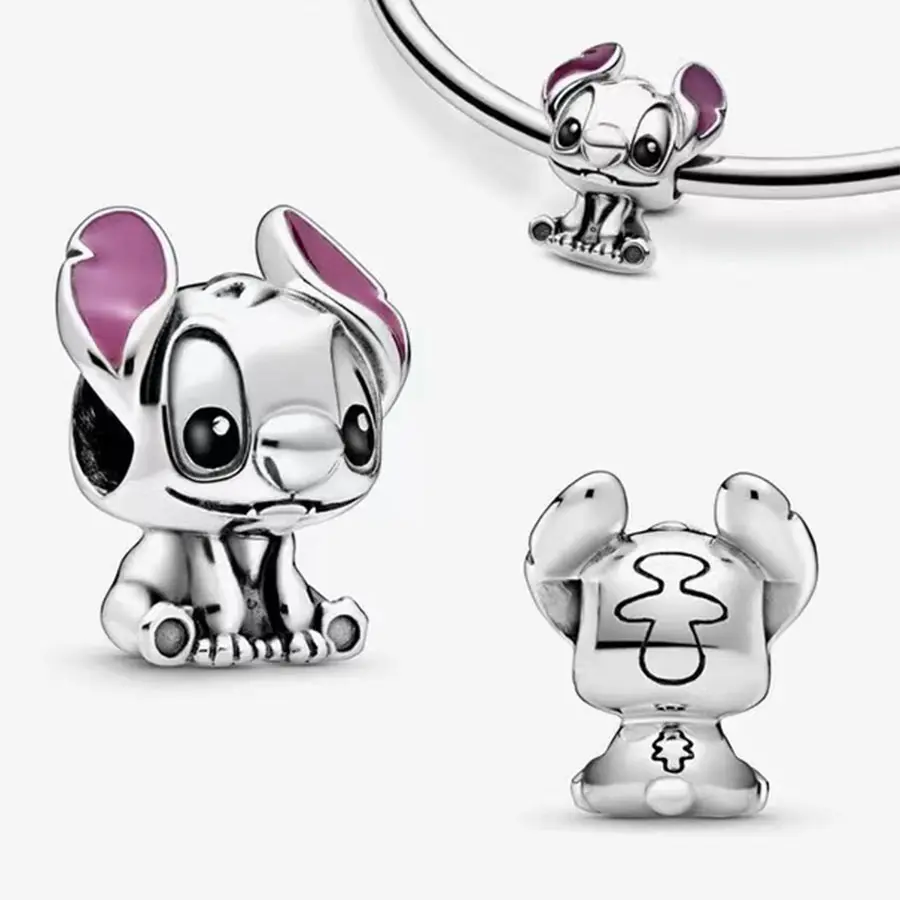 New 100% 925 sterling silver Disney  pendant beads, suitable for original DlY bracelet, women's fashion gift,