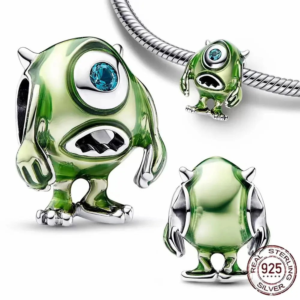 New 100% 925 sterling silver Disney  pendant beads, suitable for original DlY bracelet, women's fashion gift,