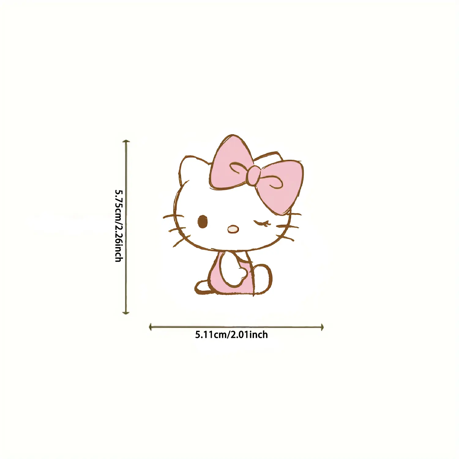 50Pcs Kawaii Cartoon Hello Kitty Stickers DIY Kids Toys Luggage Diary Scrapbook Car Stationery Decoration Girl Decals Gift