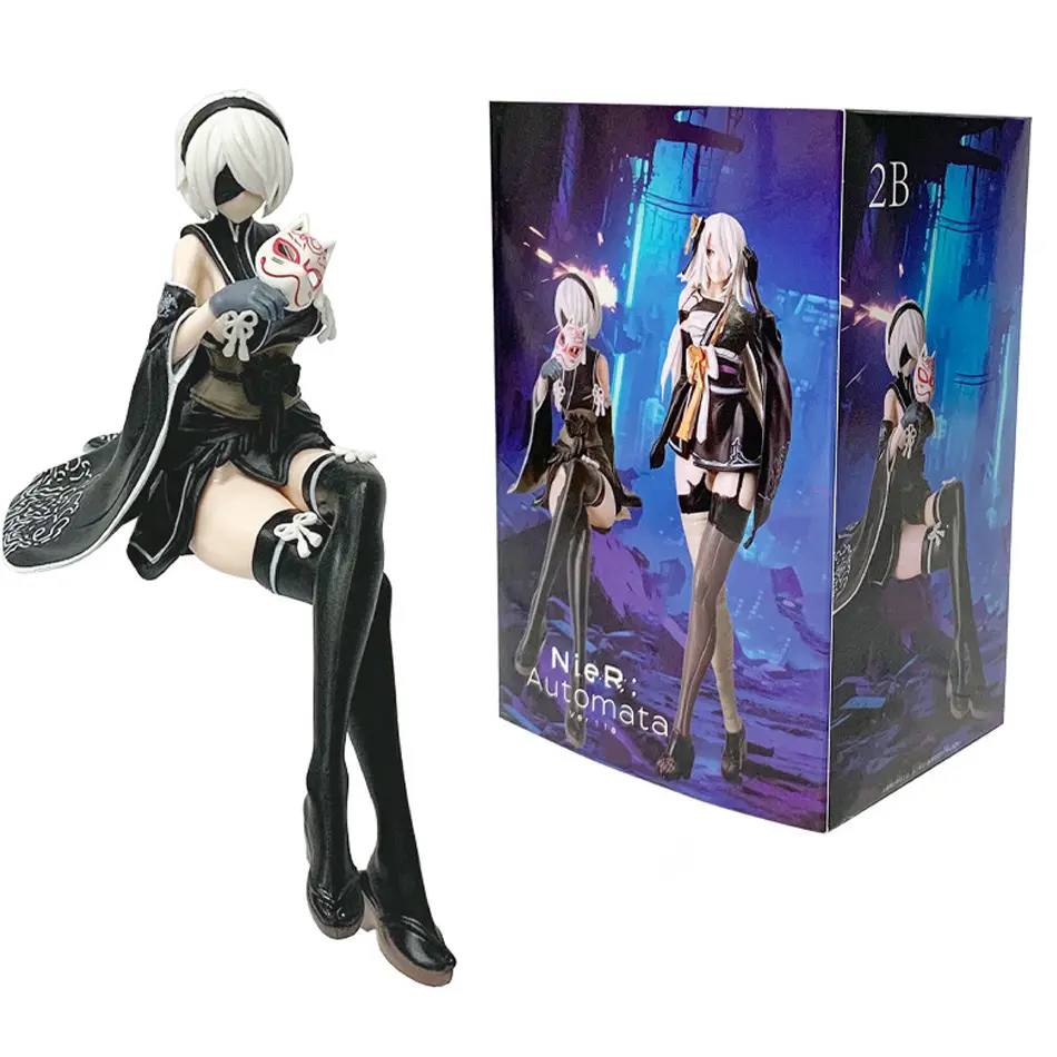 In Stock Nier:automata Ver1.1A 2B Yorha No. 2 9S Type B 9S Premium Chokonose Figure Action Anime Mdel Toys Collectible Gift