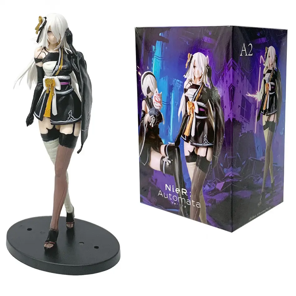 In Stock Nier:automata Ver1.1A 2B Yorha No. 2 9S Type B 9S Premium Chokonose Figure Action Anime Mdel Toys Collectible Gift