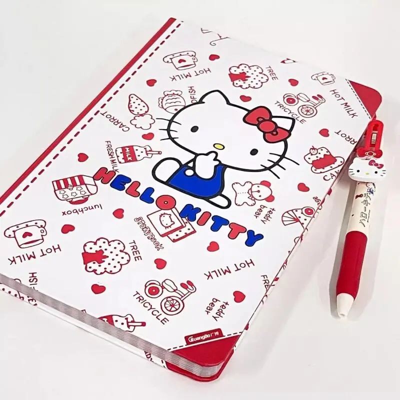 Sanrio Hello kitty Notebook Student A5 Notebook Cute Stationary Notebooks Daily Notebook Journal Notepad Gift