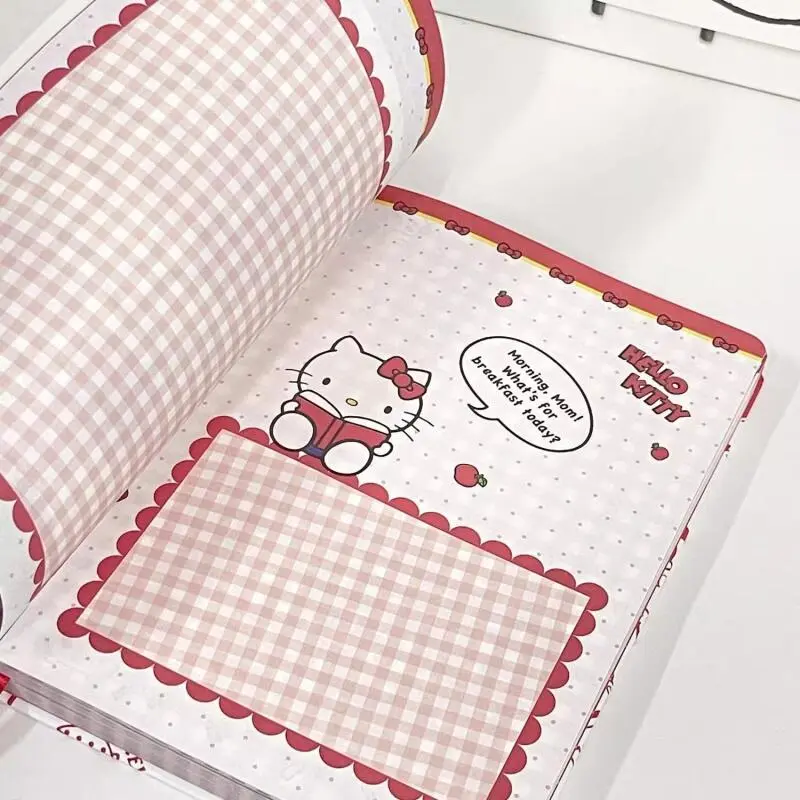 Sanrio Hello kitty Notebook Student A5 Notebook Cute Stationary Notebooks Daily Notebook Journal Notepad Gift