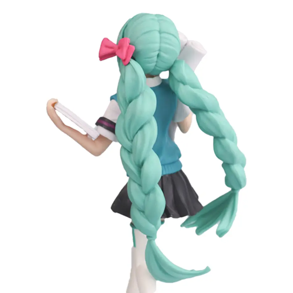 Student Girl Hatsune Miku Anime Figure Fashion Subclture Miku Action Figure Room Decorations PVC Collection Model Doll Toys