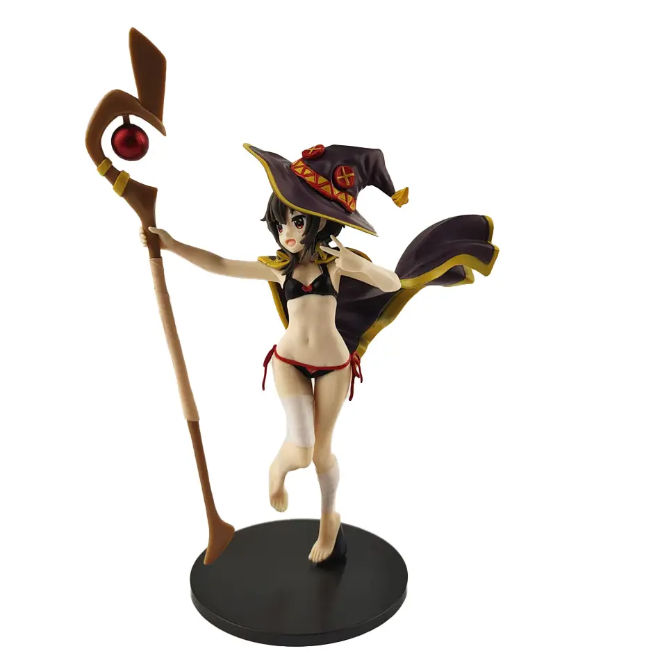 Anime Figure KonoSuba: God's Blessing on This Wonderful World! Megumin the Great Mage Swimsuit Beautiful Girl Figure Model Toys