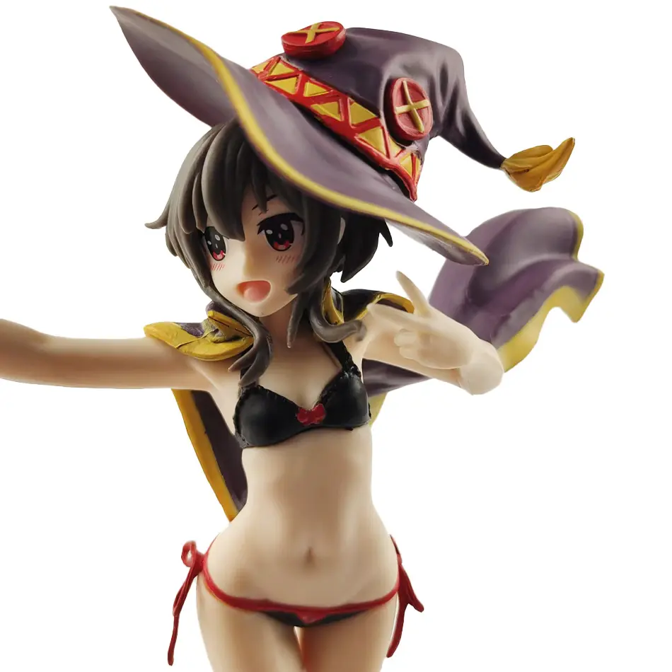 Anime Figure KonoSuba: God's Blessing on This Wonderful World! Megumin the Great Mage Swimsuit Beautiful Girl Figure Model Toys