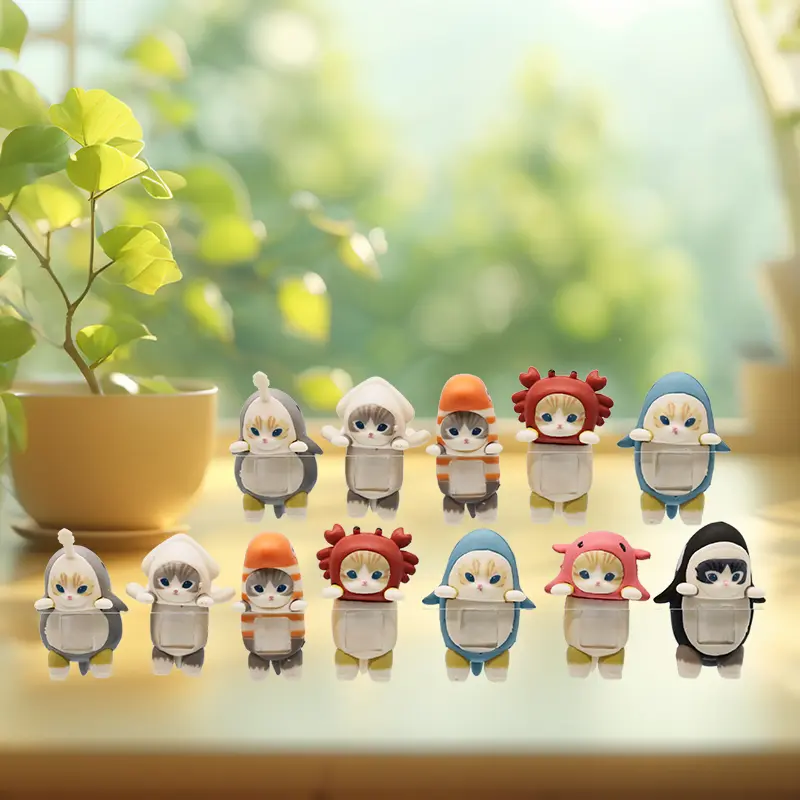 Sonny Angel HIPPERS & Mufusand Cat Fushandi Party Series Blind Box Trendy Play Decoration Creative Kid Birthday Christmas Gift
