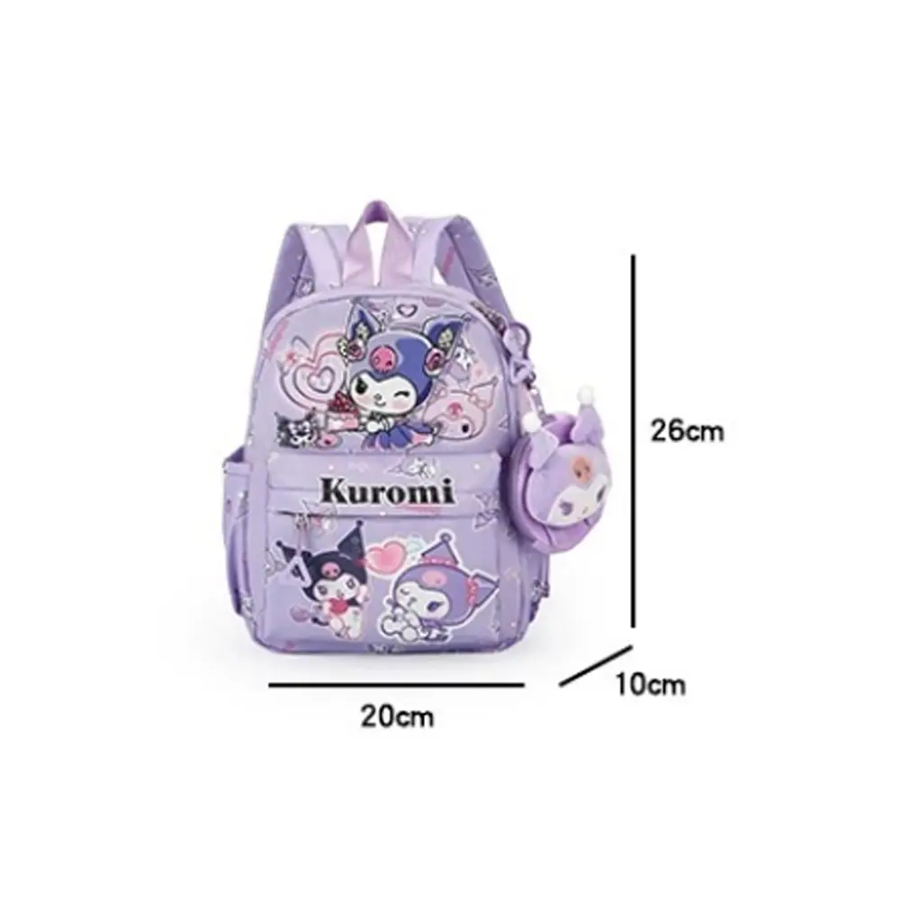 Kawaii Cartoon Sanrio MyMelody Kuromi School Bag Student Stationery Supplies Cute Fashion HelloKitty Children Backpack Girl Gift
