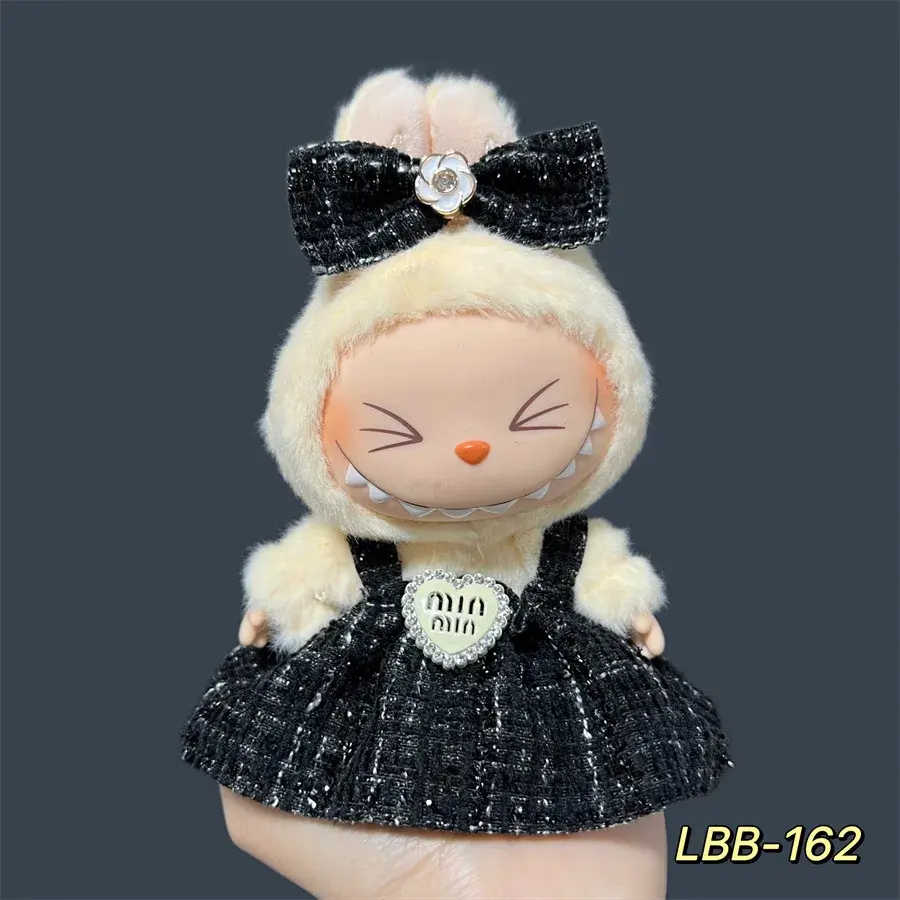 For 17cm Labubu Plush Doll Skirt- Adorable Skirt Set for DIY Clothes Accessories Gift 173 Sold