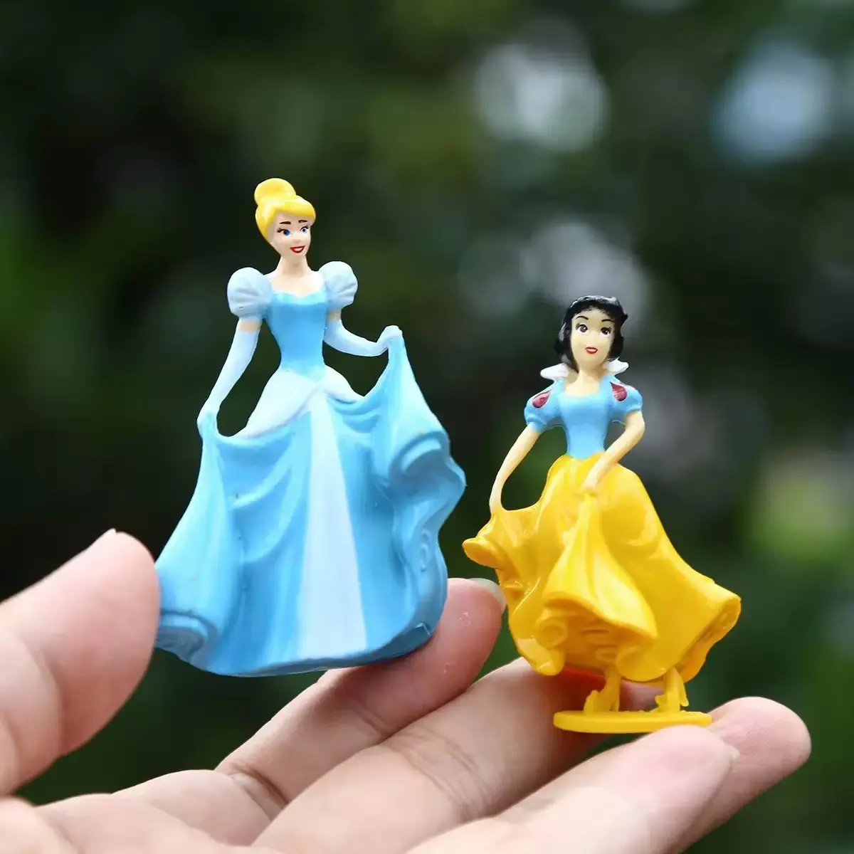 New Anime Disney Princess Girl Doll Model Creative Home Micro Landscape Decoration originality girlish heart  Small Ornament