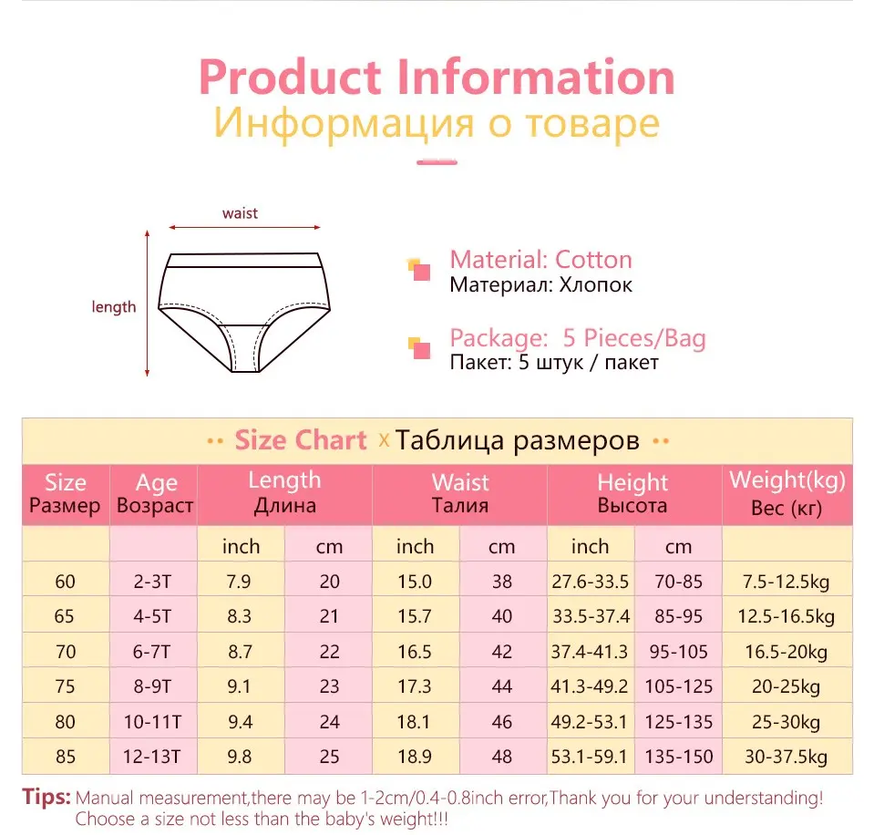 5 Packs/Box Children Underwear Mickey Cartoon Girls Panties Soft Cotton Kids Triangle Panty Breathable Girls Briefs Gift Box