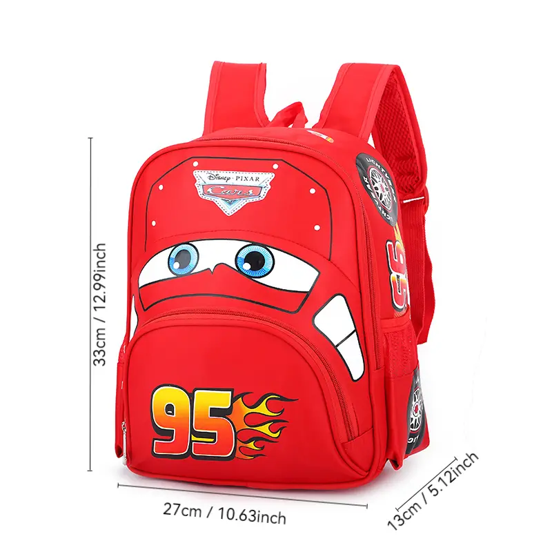 Cars Waterproof and Lightweight Car Backpack, Children's Backpack, Boys' Favorite Backpack