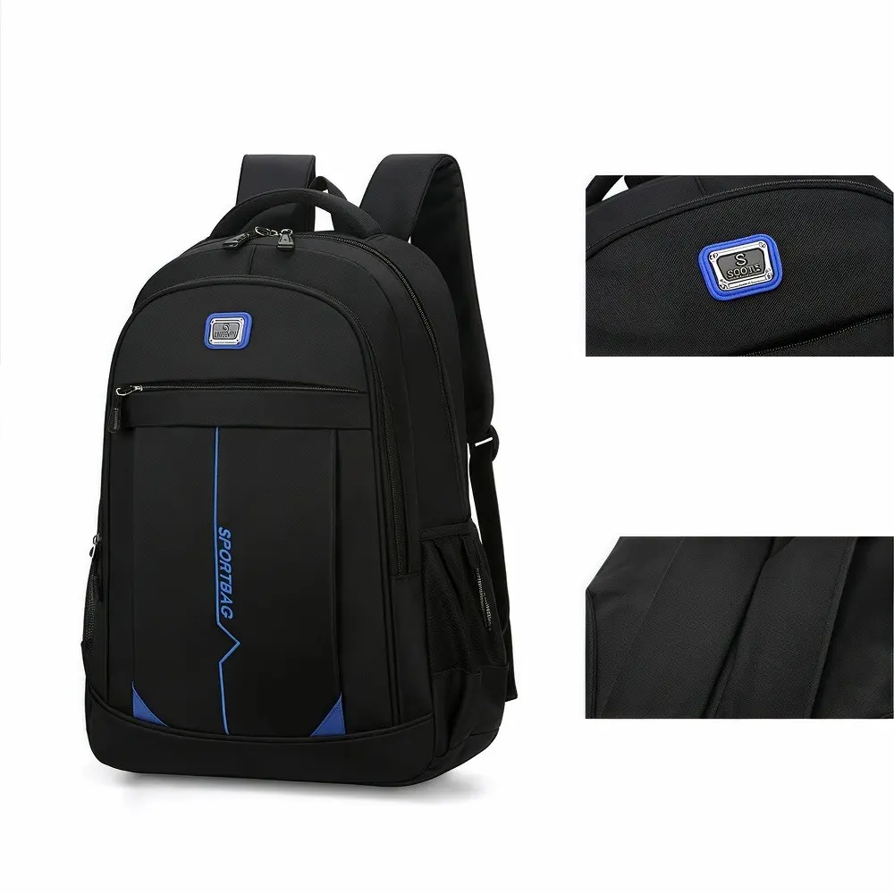 Men's Backpack Laptop Business Travel Rucksack Lightweight Oxford Nylon Casual Daypack for Work College School Student FU