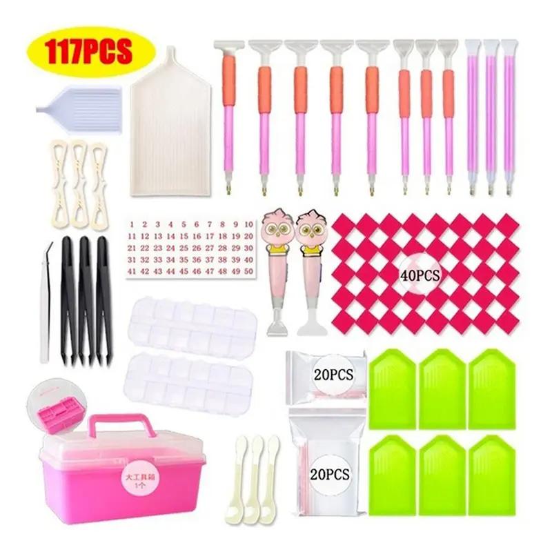 5D Originality Diamond Painting Tools Accessories Kits DIY Diamond Painting Cross Stitch Craft Tool Art Embroidery Fitting Kit