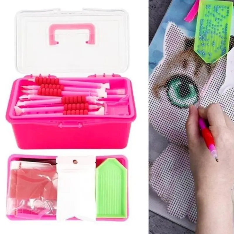 5D Originality Diamond Painting Tools Accessories Kits DIY Diamond Painting Cross Stitch Craft Tool Art Embroidery Fitting Kit