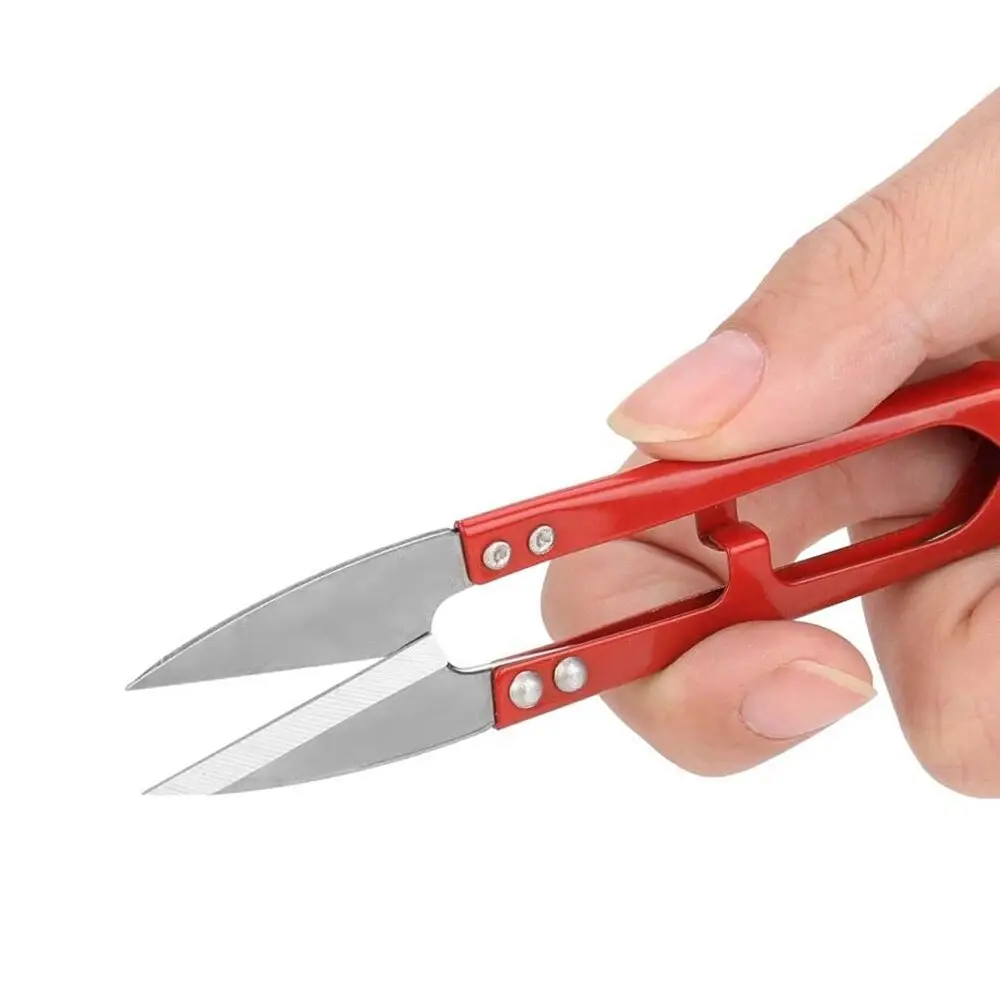 1pcs U Shape Sewing Scissors Thread Cutter for Yarn Threads Fabric Craft Needlework Scissors DIY Sewing Supplies