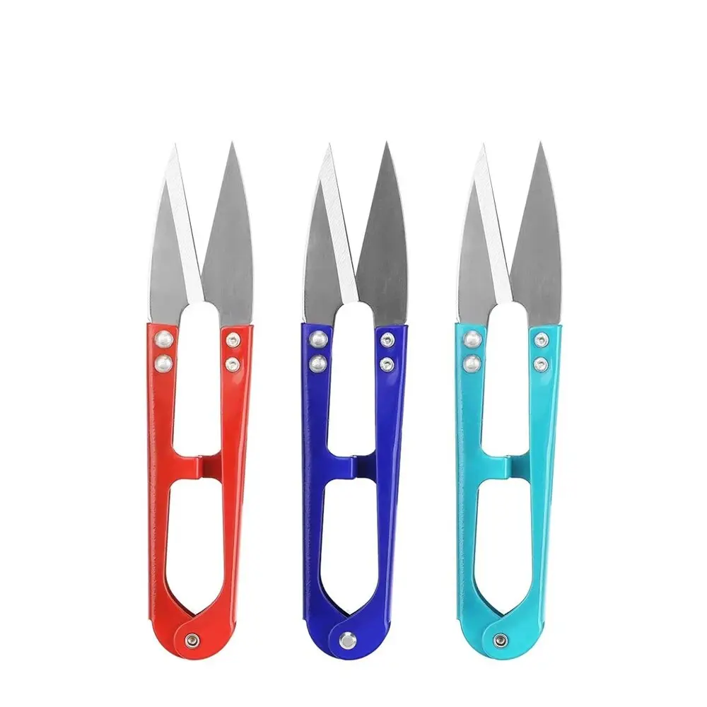 1pcs U Shape Sewing Scissors Thread Cutter for Yarn Threads Fabric Craft Needlework Scissors DIY Sewing Supplies