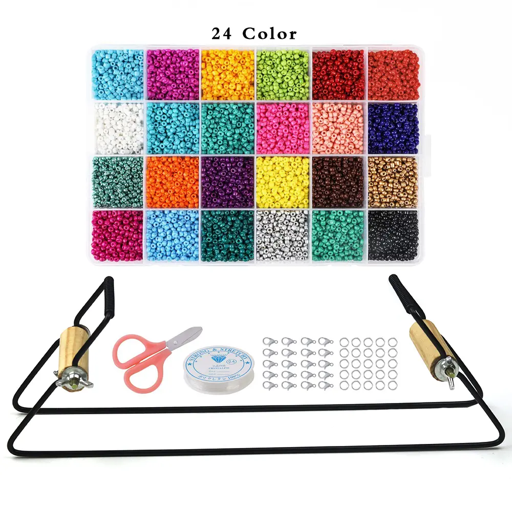 Metal Bead Loom Kit Weaving Beading Loom for Jewelry Bracelet DIY Knitting Machine Creative Handmade Beads Knitting Tool