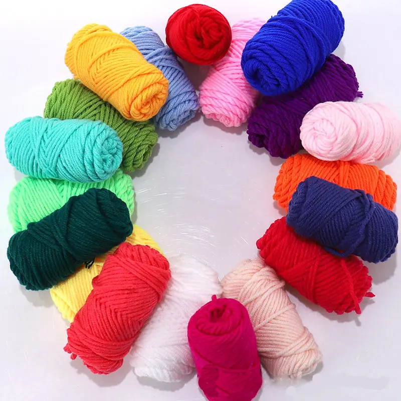 13 PCS Handmade Woven Wool Tool DIY 10 Colored Yarn 3 Creative Handmade Crochets Woven Material Set