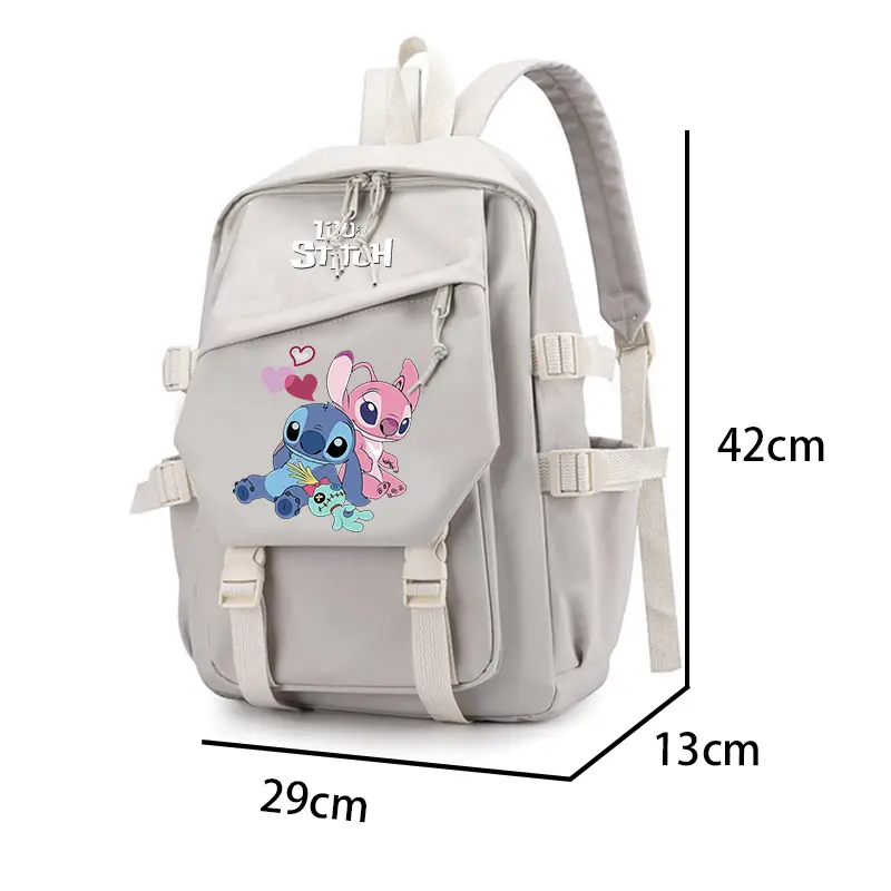 3Pcs/set Disney Lilo Stitch Backpack Boy Girl School Student Teenager Lunch Bags Women Rucksack Travel Backpack Mochila Escolar