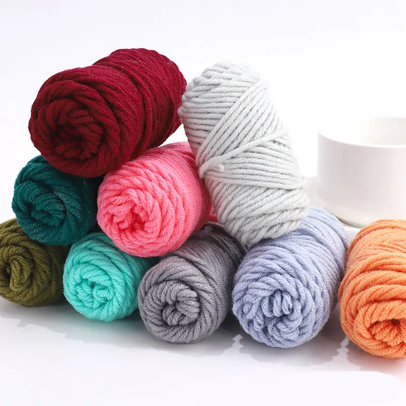 13 PCS Handmade Woven Wool Tool DIY 10 Colored Yarn 3 Creative Handmade Crochets Woven Material Set