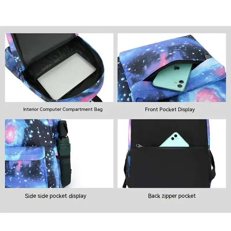 MINISO  Disney Stitch Kids Backpack Cartoon Stitch Print Kindergarten Pencil Case Boy Girl Shoulder Bag Children Schoolbag Gift