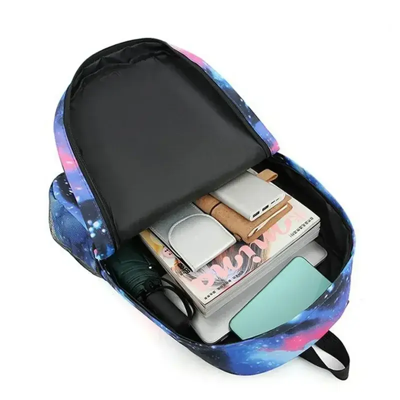 MINISO  Disney Stitch Kids Backpack Cartoon Stitch Print Kindergarten Pencil Case Boy Girl Shoulder Bag Children Schoolbag Gift