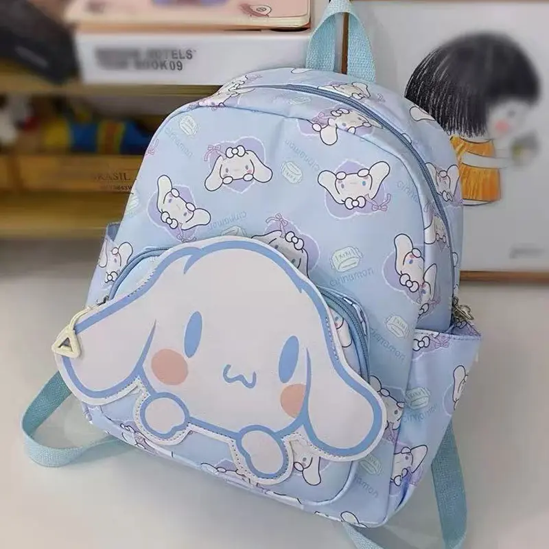 Kuromi Backpack Cinnamoroll My Melody Cute Hello Kitty Schoolbag Cartoon Mini School Bag Holiday Gift Travel Storage Bag
