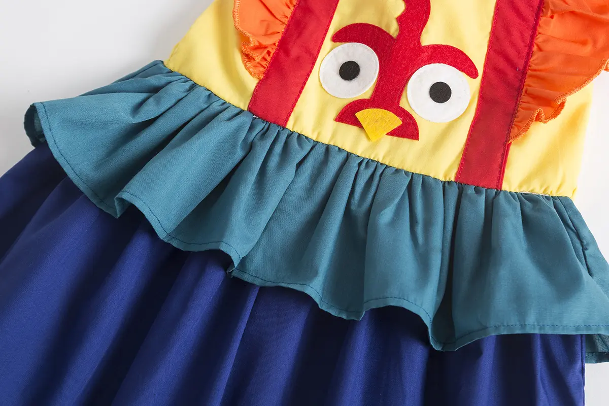 Girls Hei Hei Twirl Dress, Hei Hei Dress inspired  Moana Summer dress Children dresses Children clothes girl