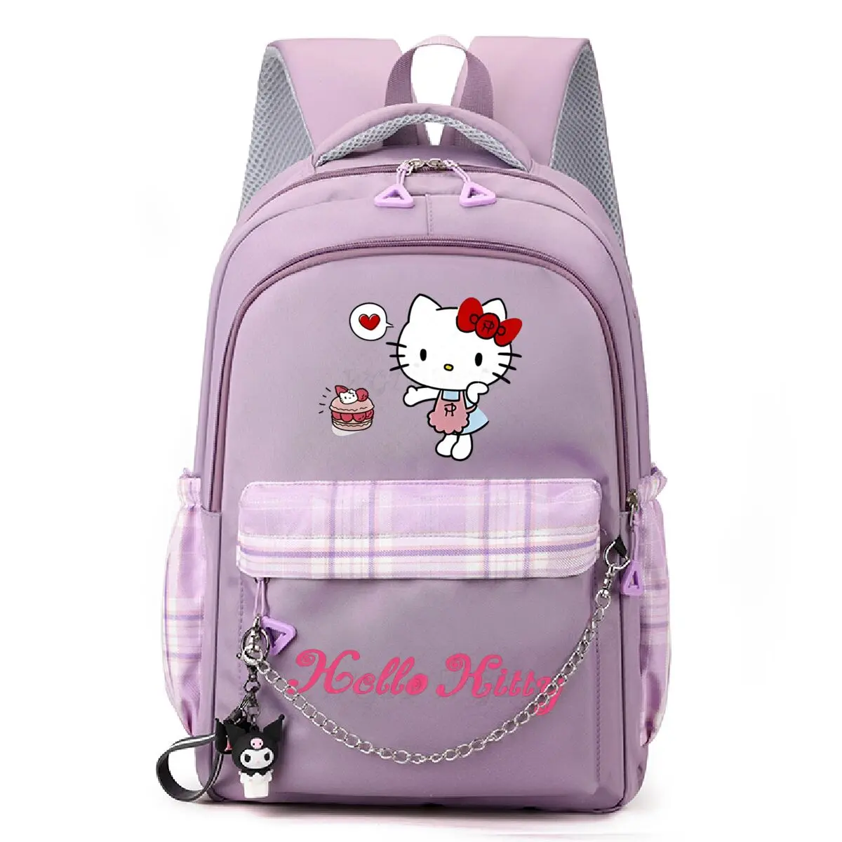 Mochila Cute Cartoon Hello Kitty Schoolbags for Student Teenager Children Rucksack Women Backpack Cute Hello Kitty Bags Gifts