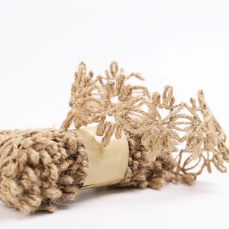 Original Color Linen Roll Creative DIY Christmas Wedding Craft Decoration Linen Strip Clothing Shoes And Hats Accessories