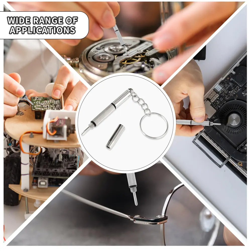 1/3/5/10Pcs Glasses Screwdriver Eyeglass Screwdriver 3 In 1 Spectacle Repair Kits Multifunction Sunglass Watch Tools Accessories